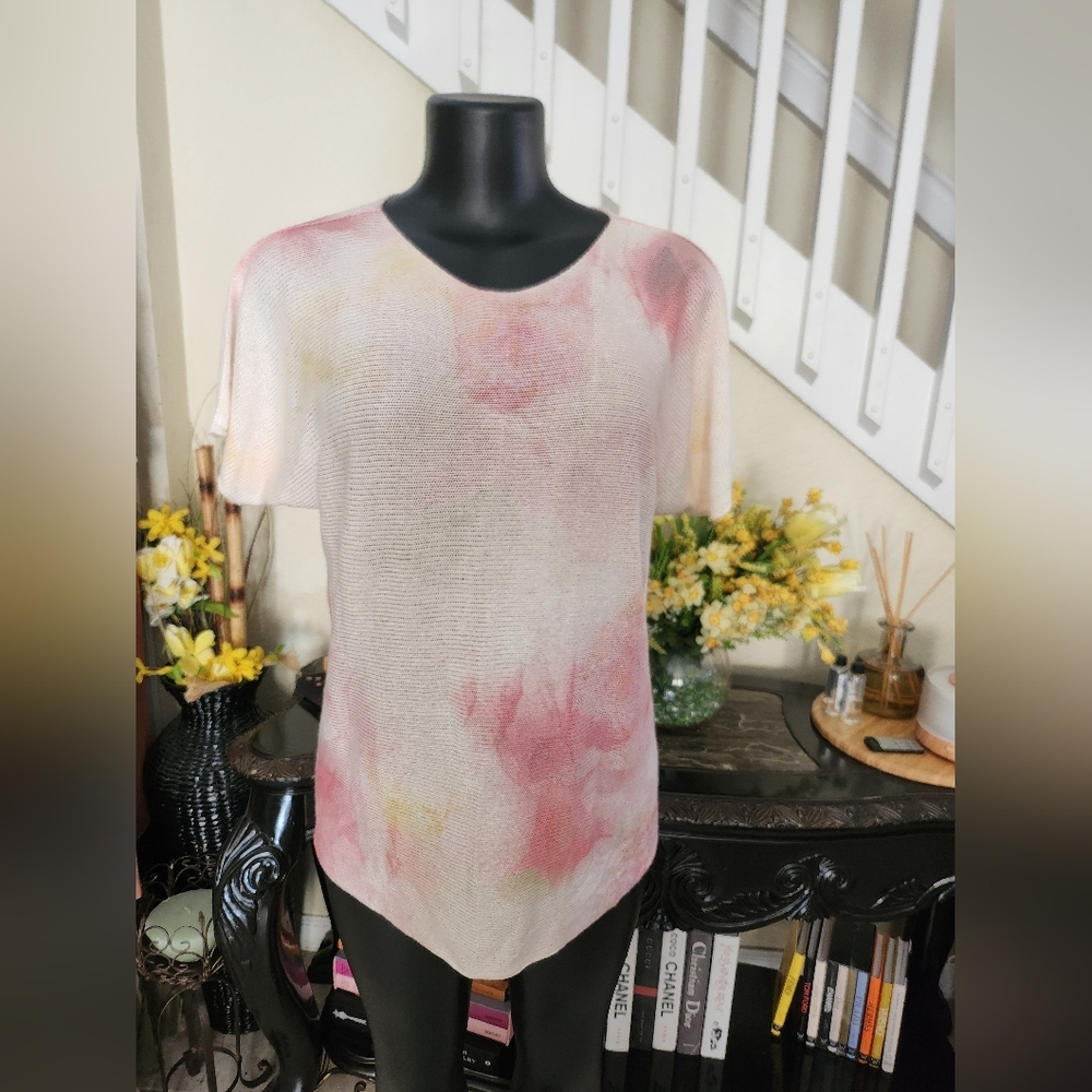 Bianco & Blu Italy top size M